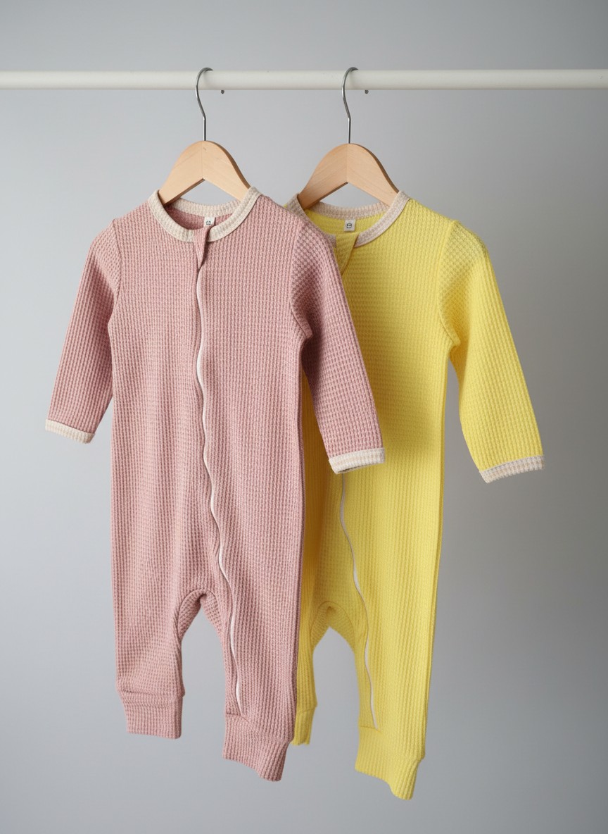 Комбинезон 2 шт Bunnyphant Т-169-2/пудровый-лимонный - фото 2