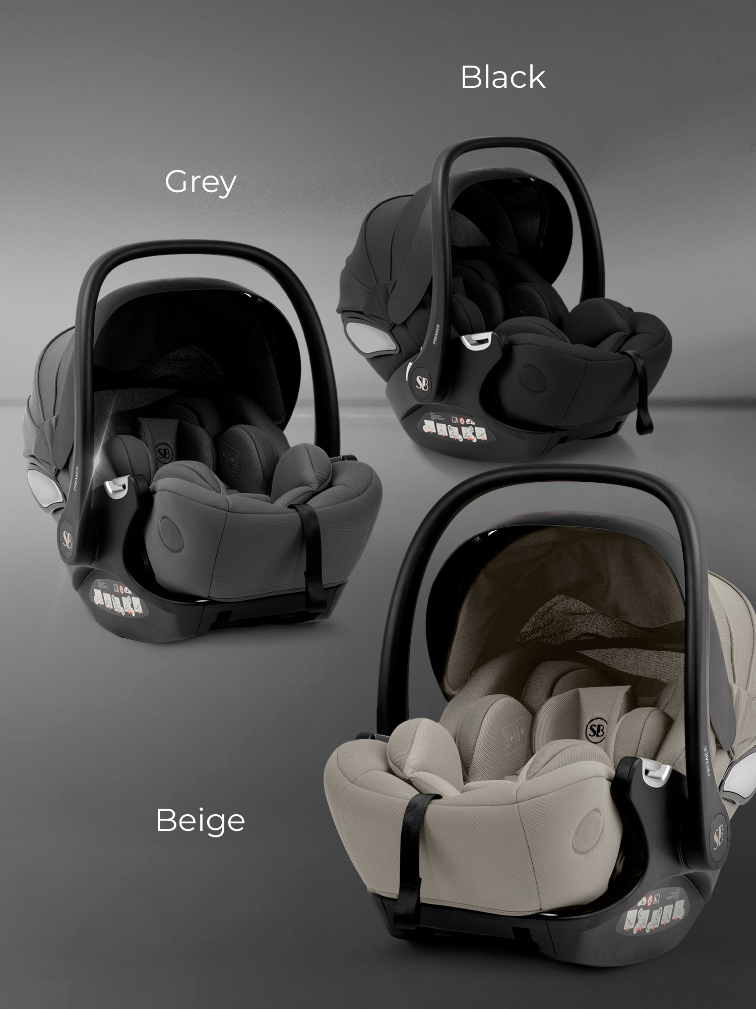 Автокресло Sweet Baby Premier WG06 Pro Grey 0 (0 -13 кг) серый - фото 11