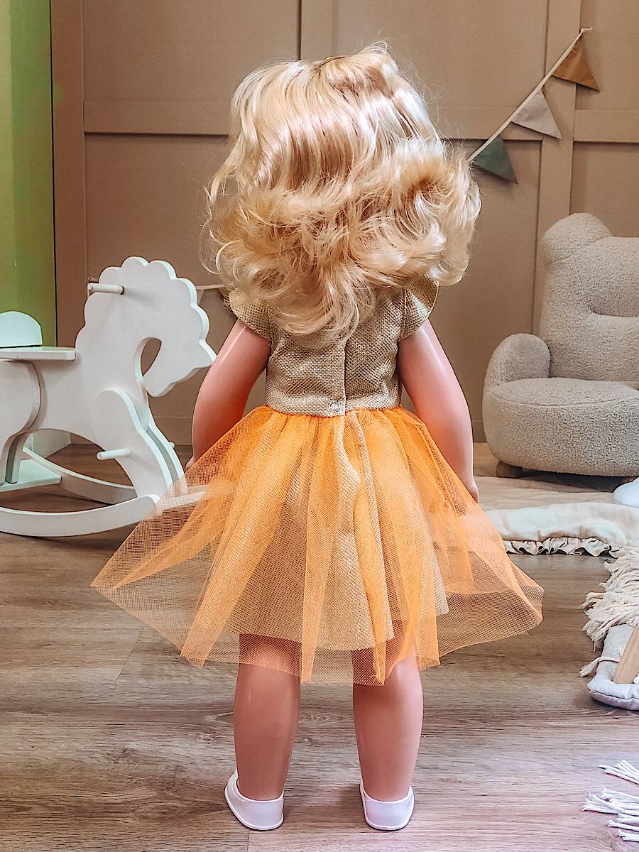 Кукла большая (ростовая) СТРАНА КУКОЛ говорящая, шагающая за руку высота 60 см 20-01.3 - фото 16