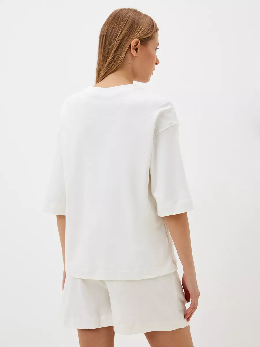 Пижама Mark Formelle (Марк Формэль) 592526/св.молочный +печать - фото 3