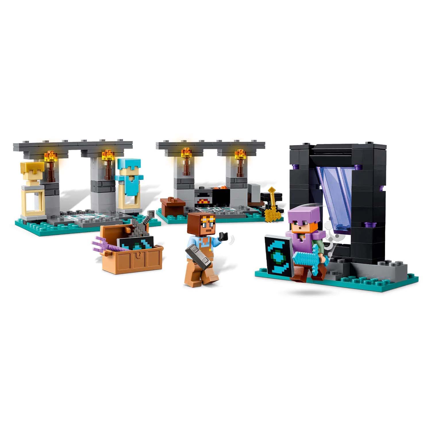 Конструктор LEGO Minecraft Оружейная палата - фото 11