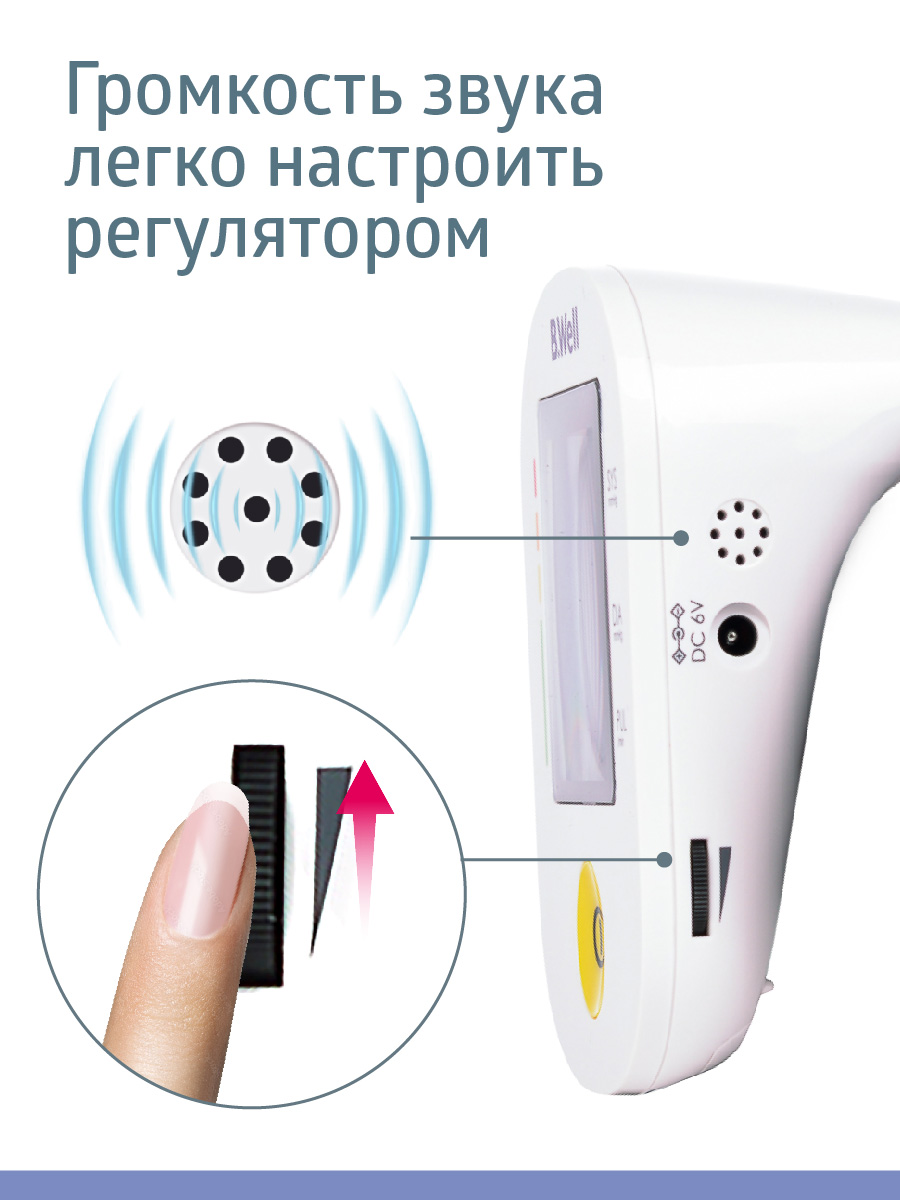 Тонометр B.Well автоматический PRO-36 Говорящий + адаптер - фото 5