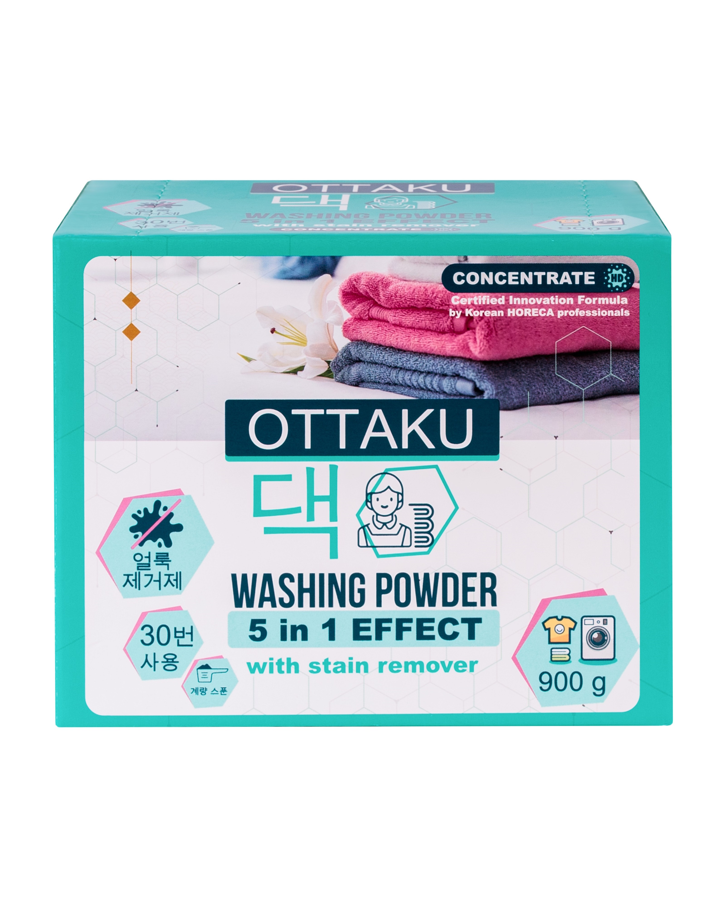 Стиральный порошок Ottaku 5в1 Effect 0.9 кг - фото 8
