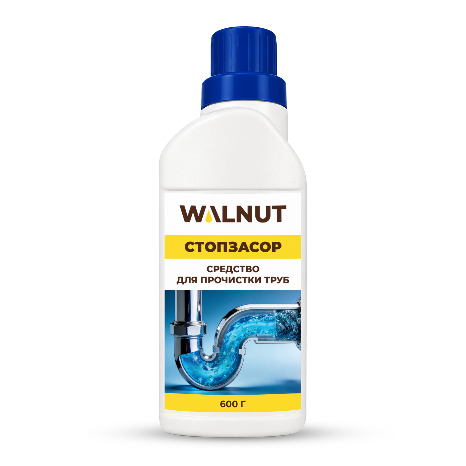 Чистящее средство WALNUT 600 г для прочистки труб 1 шт. 1 упак. - фото 9