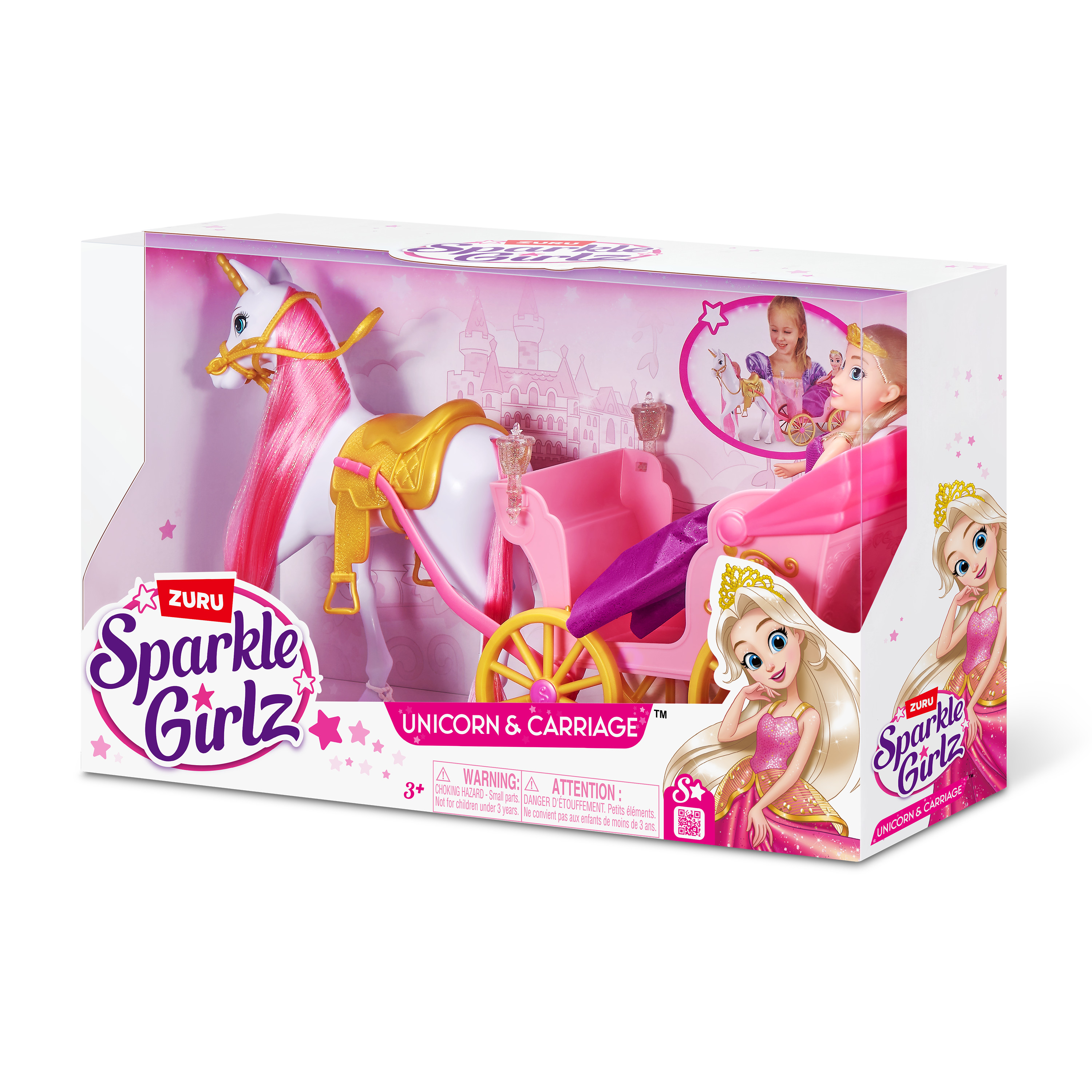 Кукла модельная Zuru Sparkle Girlz с каретой 10068 - фото 16