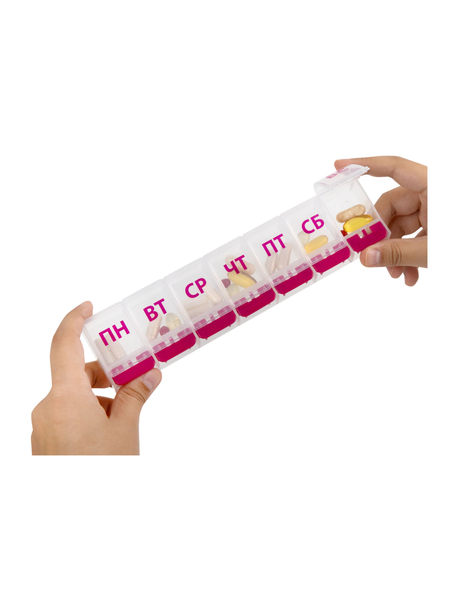 Таблетница на 7 дней DASWERK органайзер - фото 11