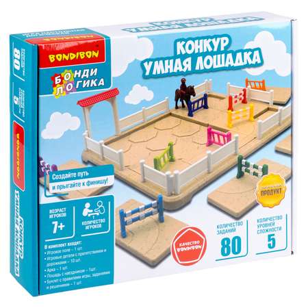Настольная игра Bondibon логическая УМНАЯ ЛОШАДКА