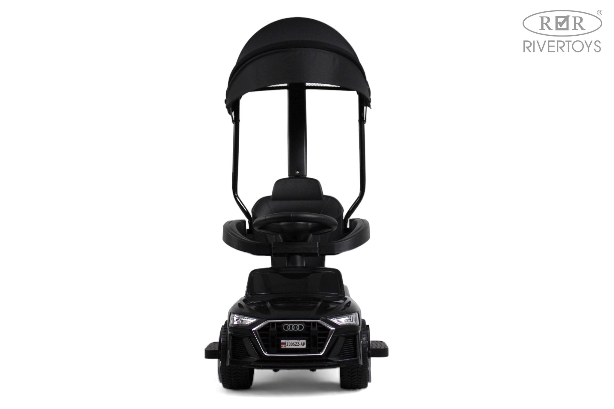 Каталка RIVERTOYS Z005ZZ-AP-BLACK черный - фото 2