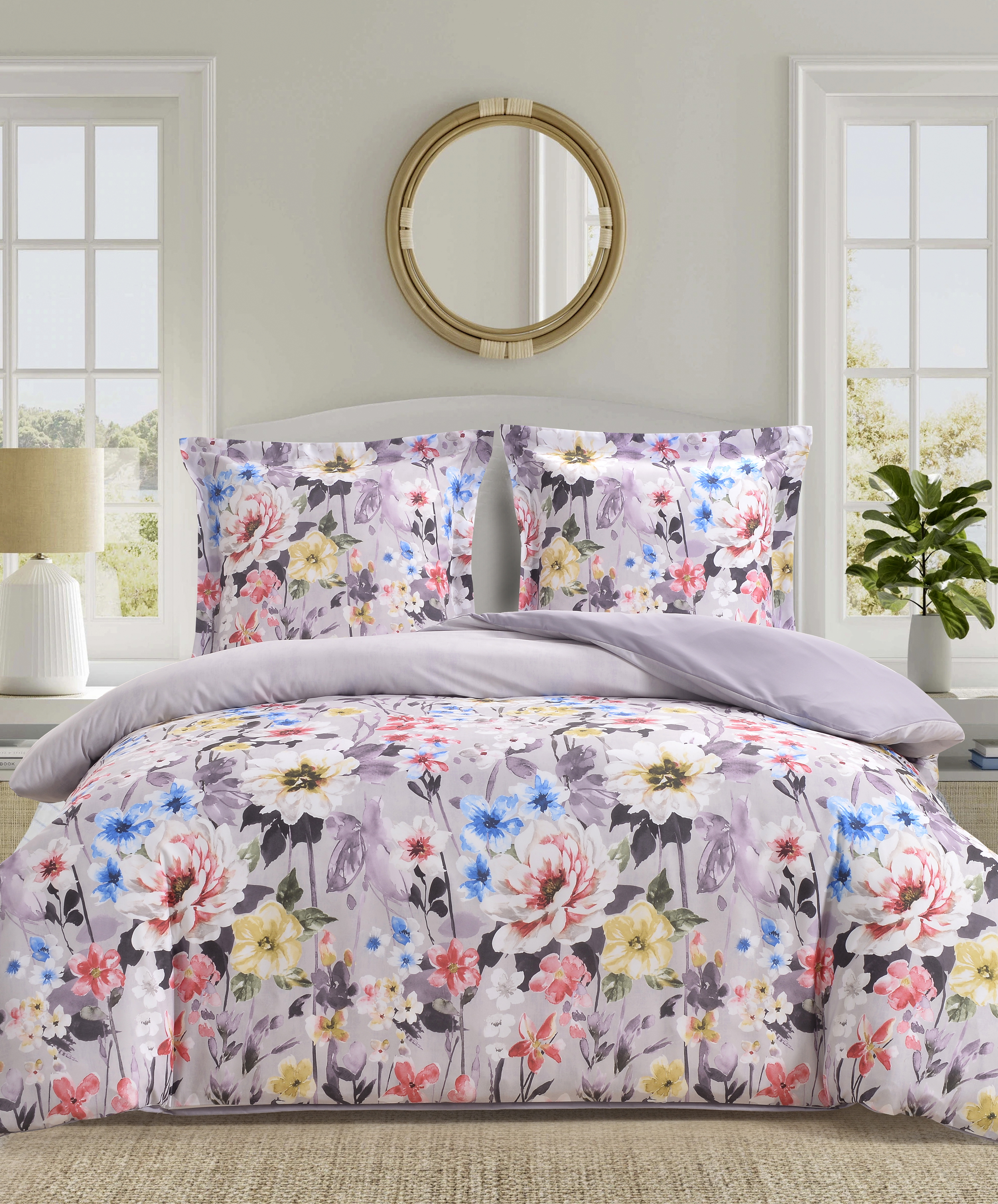 Комплект постельного белья MCotton Филд евро 4 предм. - фото 1