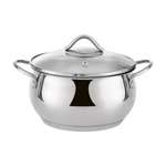 Кастрюля ё нержавеющая с крышкой Apple 5л индукция