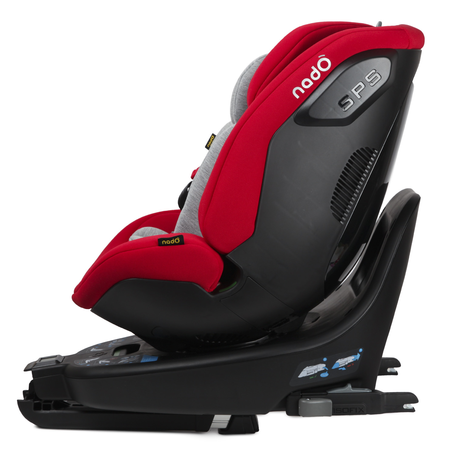Автокресло nado Garnet red Isofix 0+/1/2 (0-25 кг) - фото 15