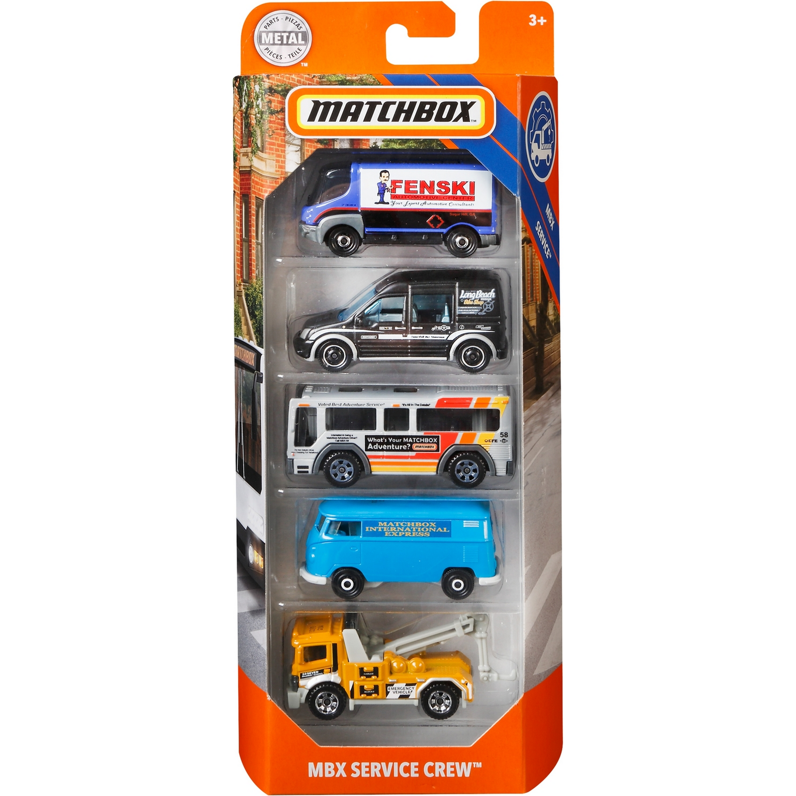Игровой набор Matchbox 5 машин 1:16 в ассортименте C1817 - фото 5