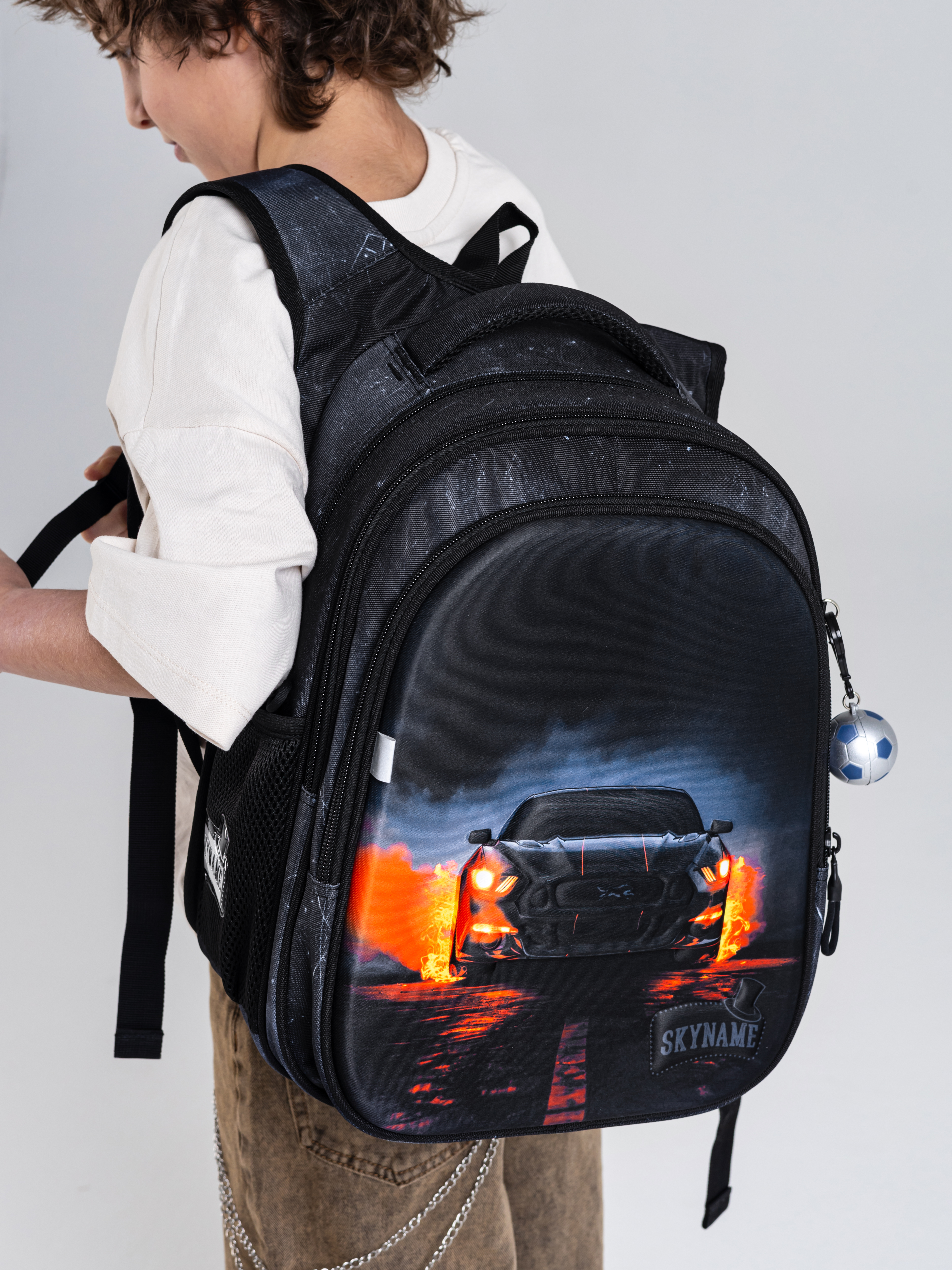 Рюкзак SkyName 1-4 класс, набор 5 в 1 - фото 6