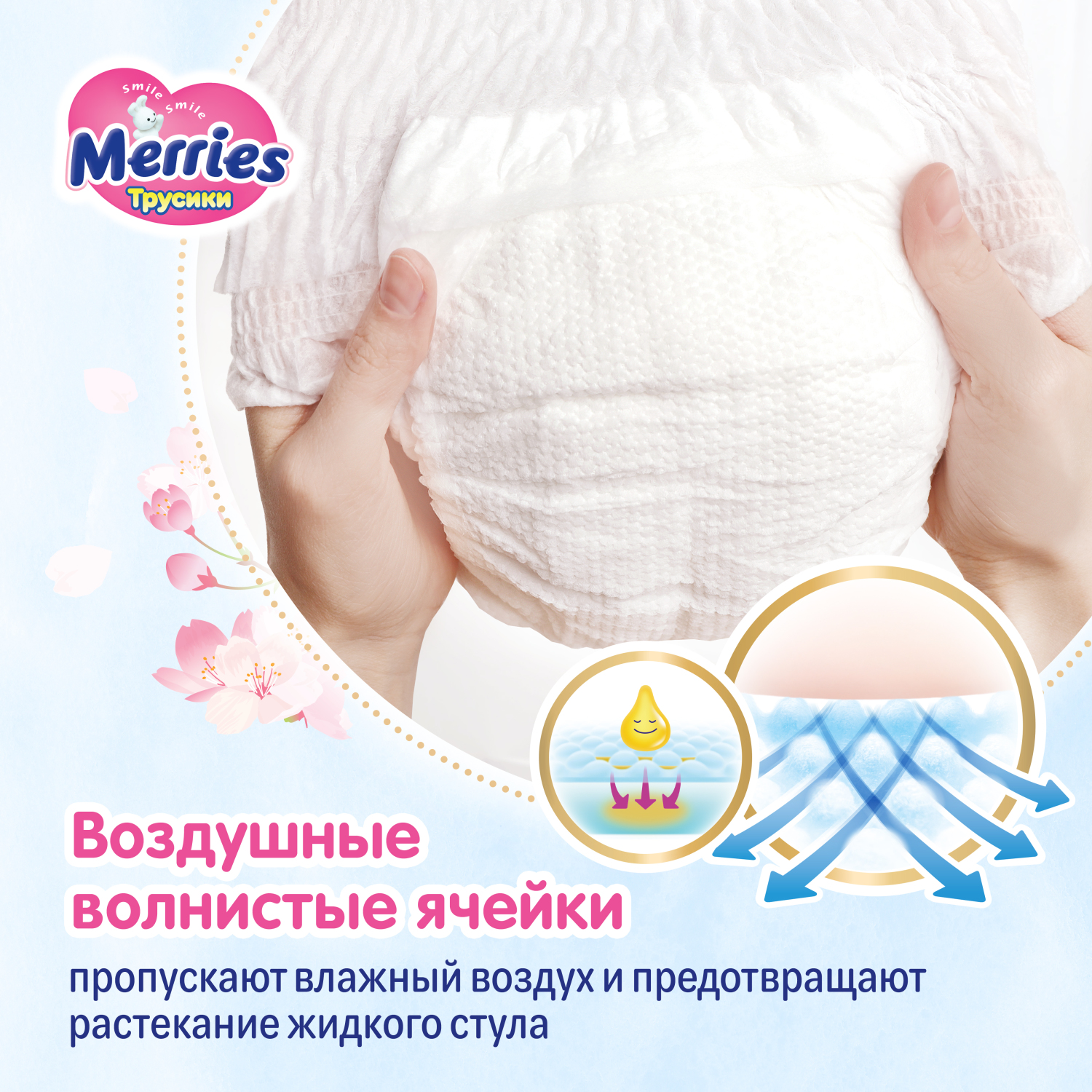 Трусики Merries M (6-11 кг) 33 шт. - фото 6