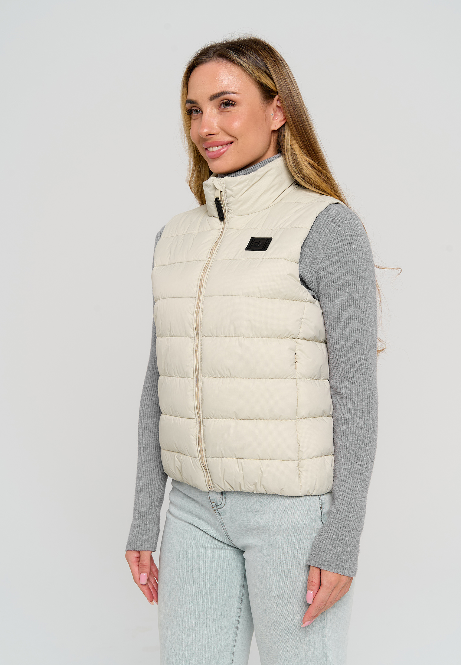 Жилет Stylish AMADEO AV-8508-бежевый - фото 7