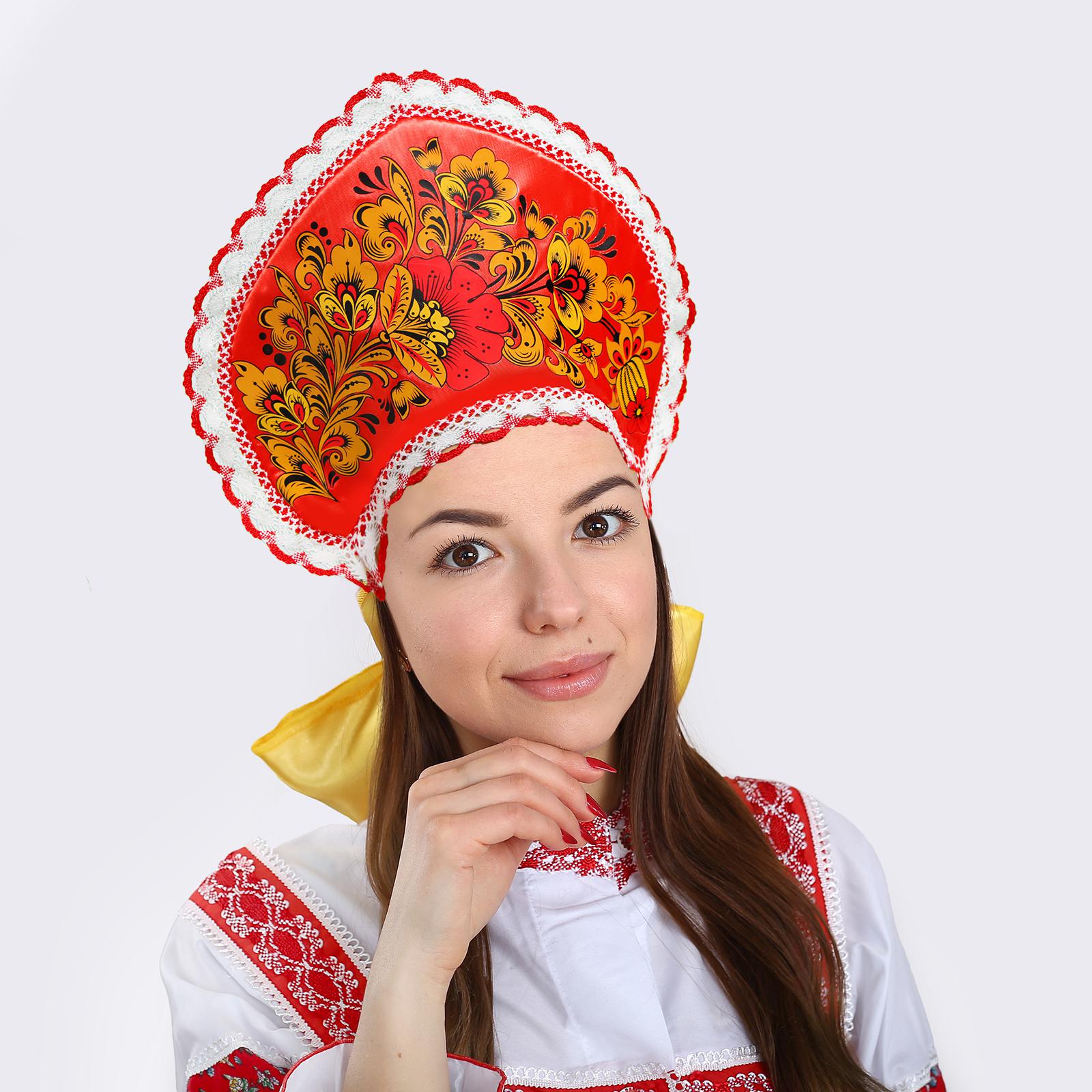 Кокошник Страна карнавалия Хохлома принт 3093782 - фото 3