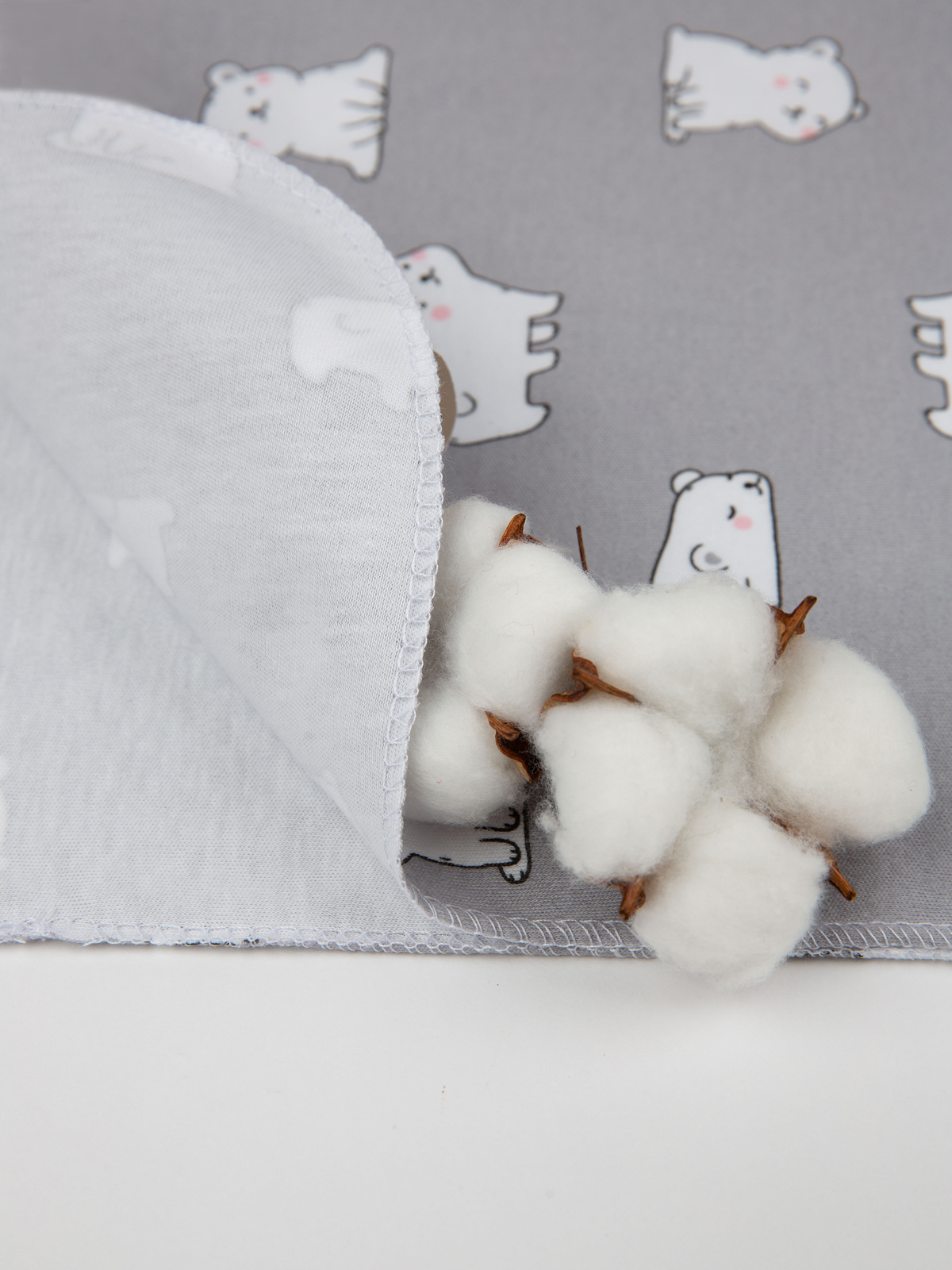 Пелёнка inlovery трикотаж 85х100 см 3 шт. - фото 11