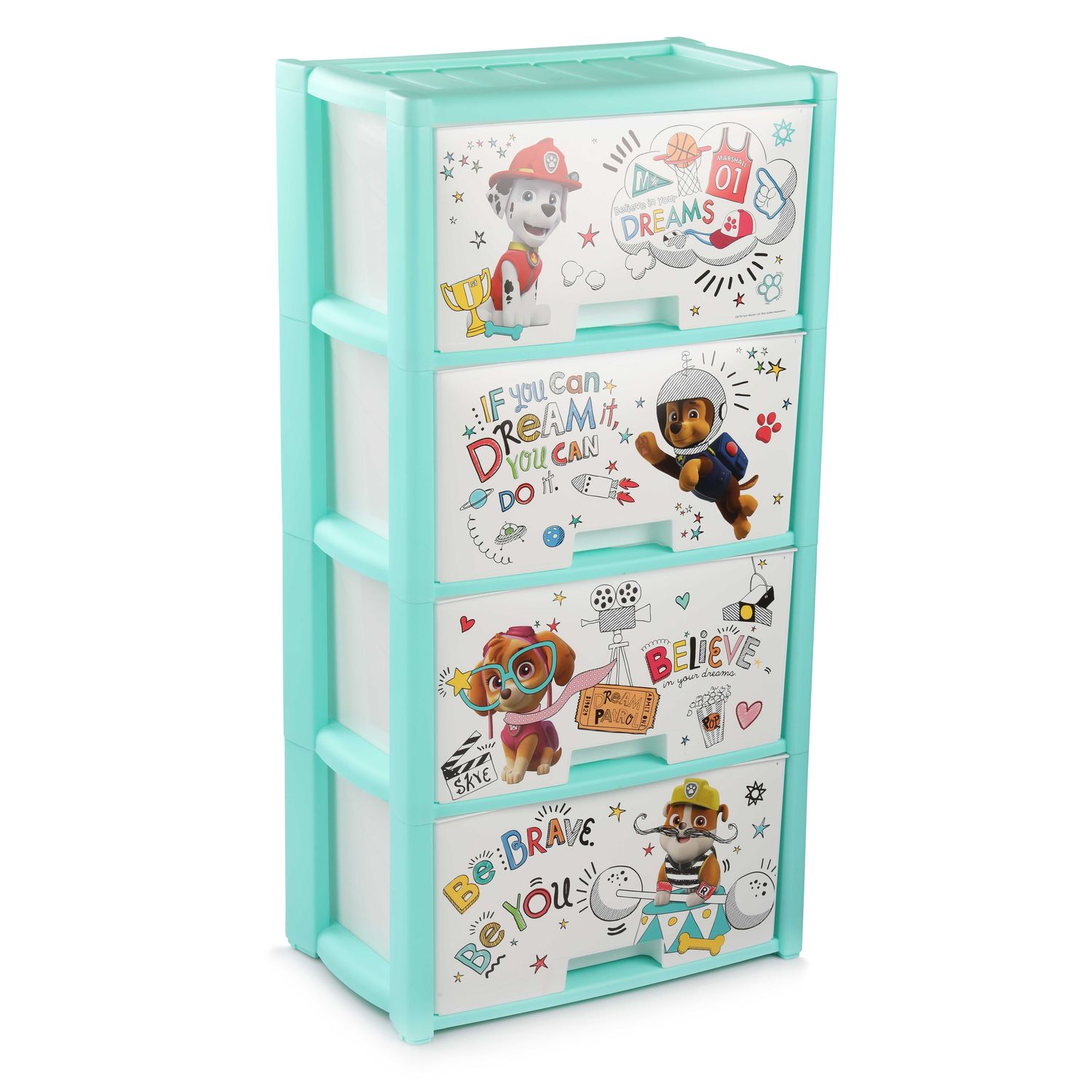 Комод Альтернатива Щенячий патруль (зеленый) - фото 1