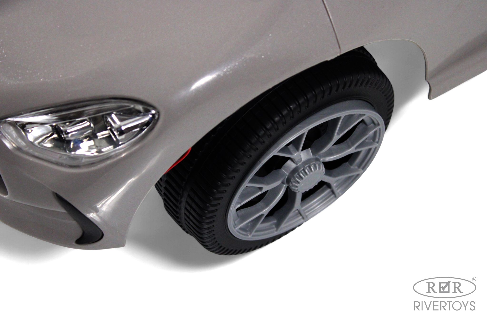 Каталка RIVERTOYS Z004ZZ-M-GREY серый - фото 9