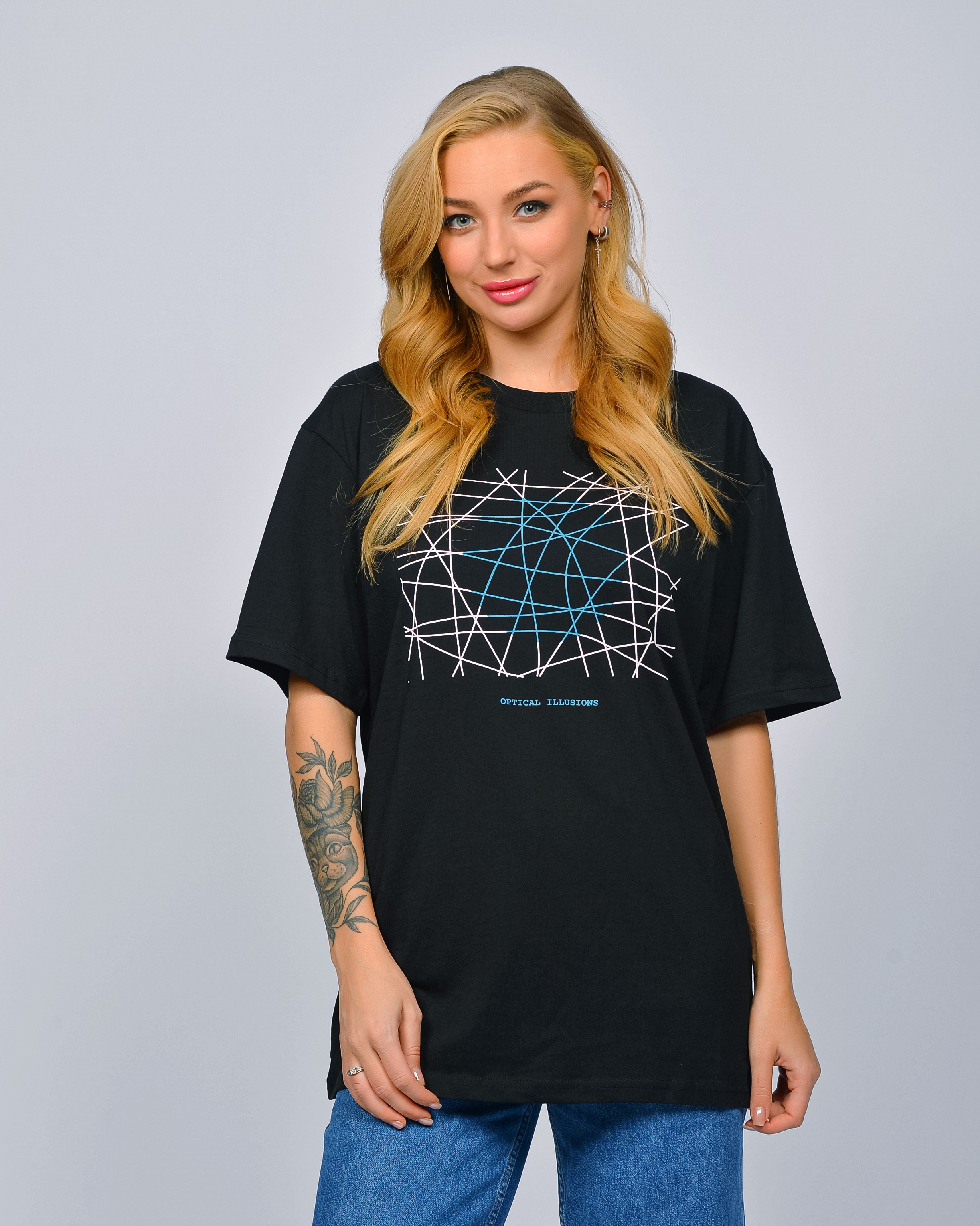 Футболка Lets Go 54194_черный_неоновый-круг - фото 1