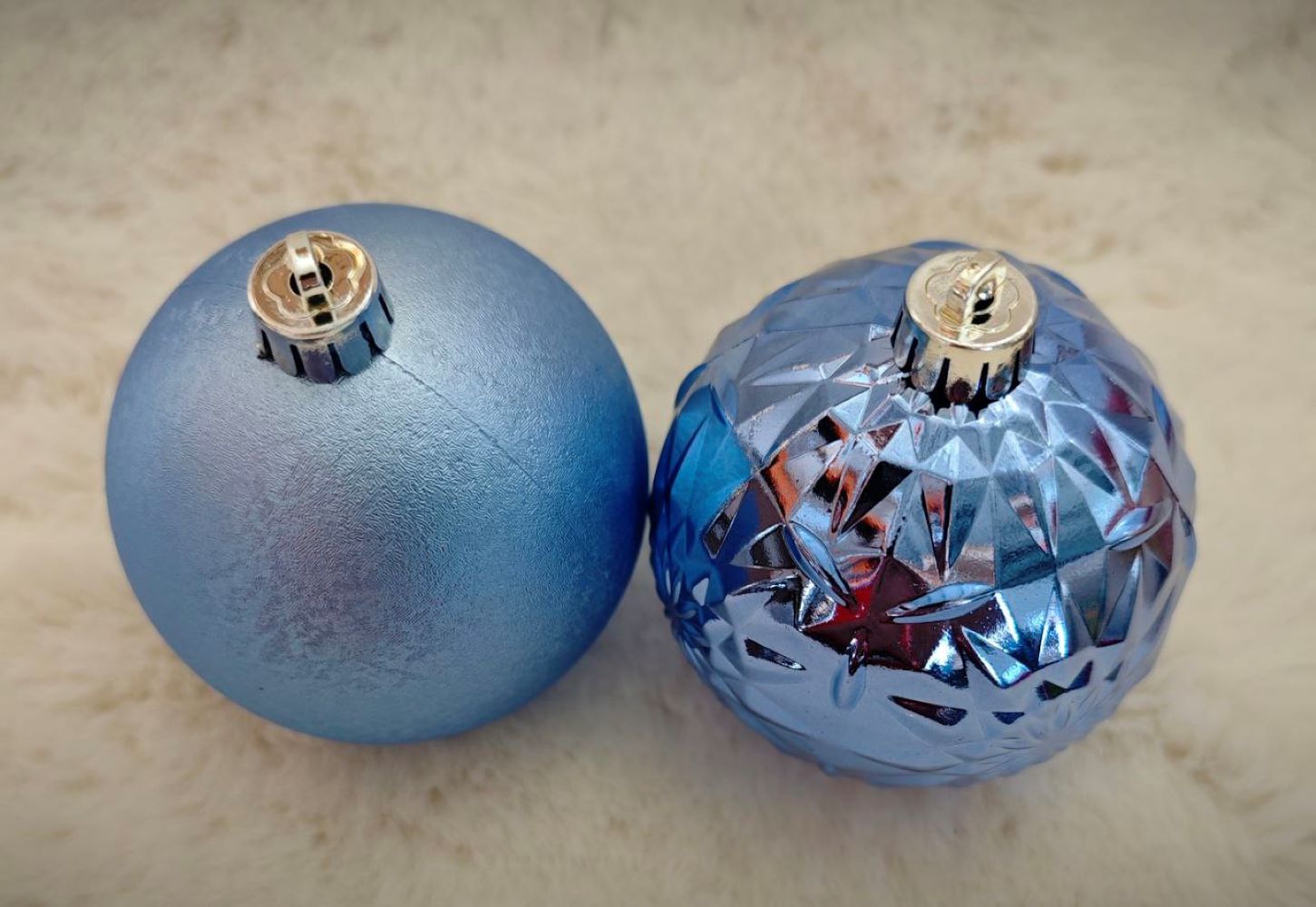 Набор Шар голубой 2шт"8см Магия праздника MAG1902-G - фото 2