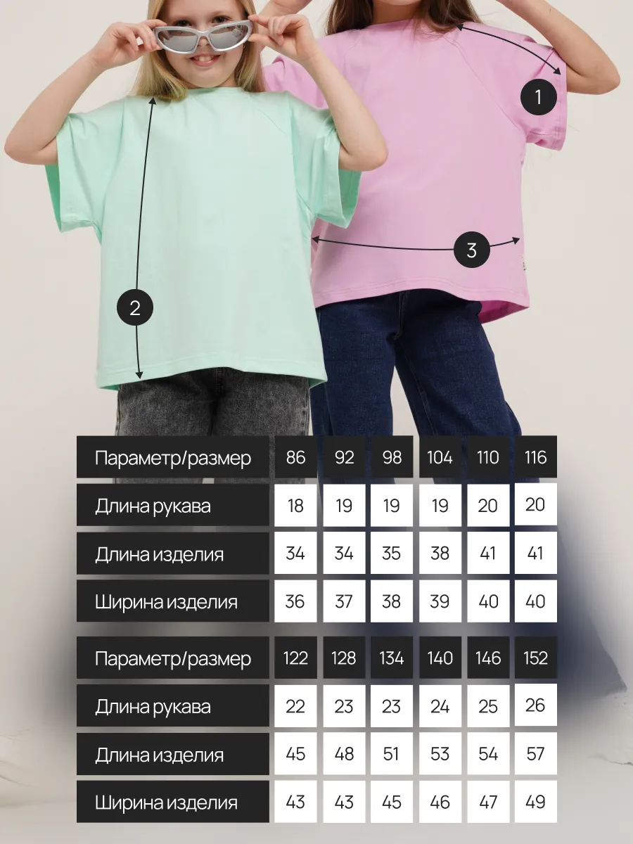 Футболка 2 шт Супер Пупс ЛАНА/2пр/пируэт/ментол - фото 4