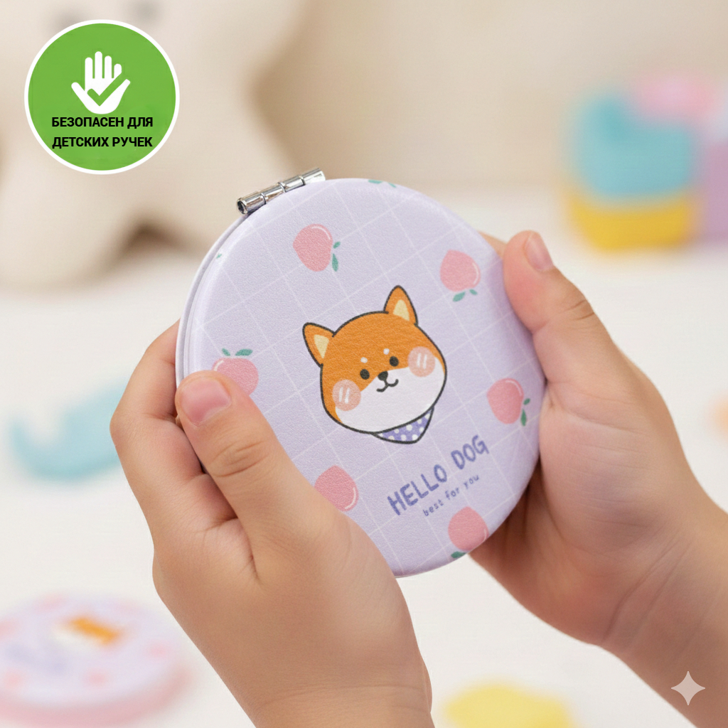 Зеркало iLikeGift складное с увеличением карманное - фото 1