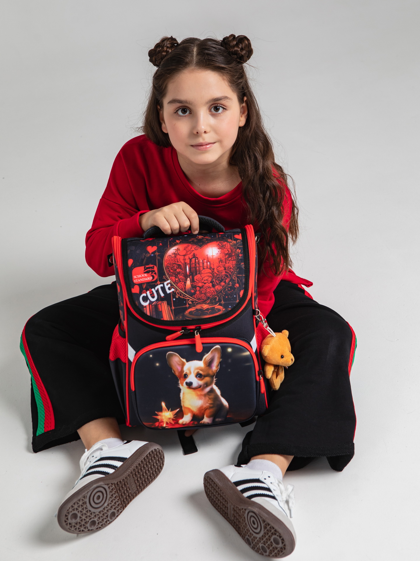 Ранец School Standard анатомическая спинка + брелок - фото 4