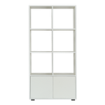 Стеллаж перегородка Comfort Avenue Антонио белый 101 141.2х70.4х26