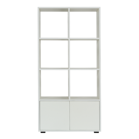Стеллаж перегородка Comfort Avenue Антонио белый 101 141.2х70.4х26