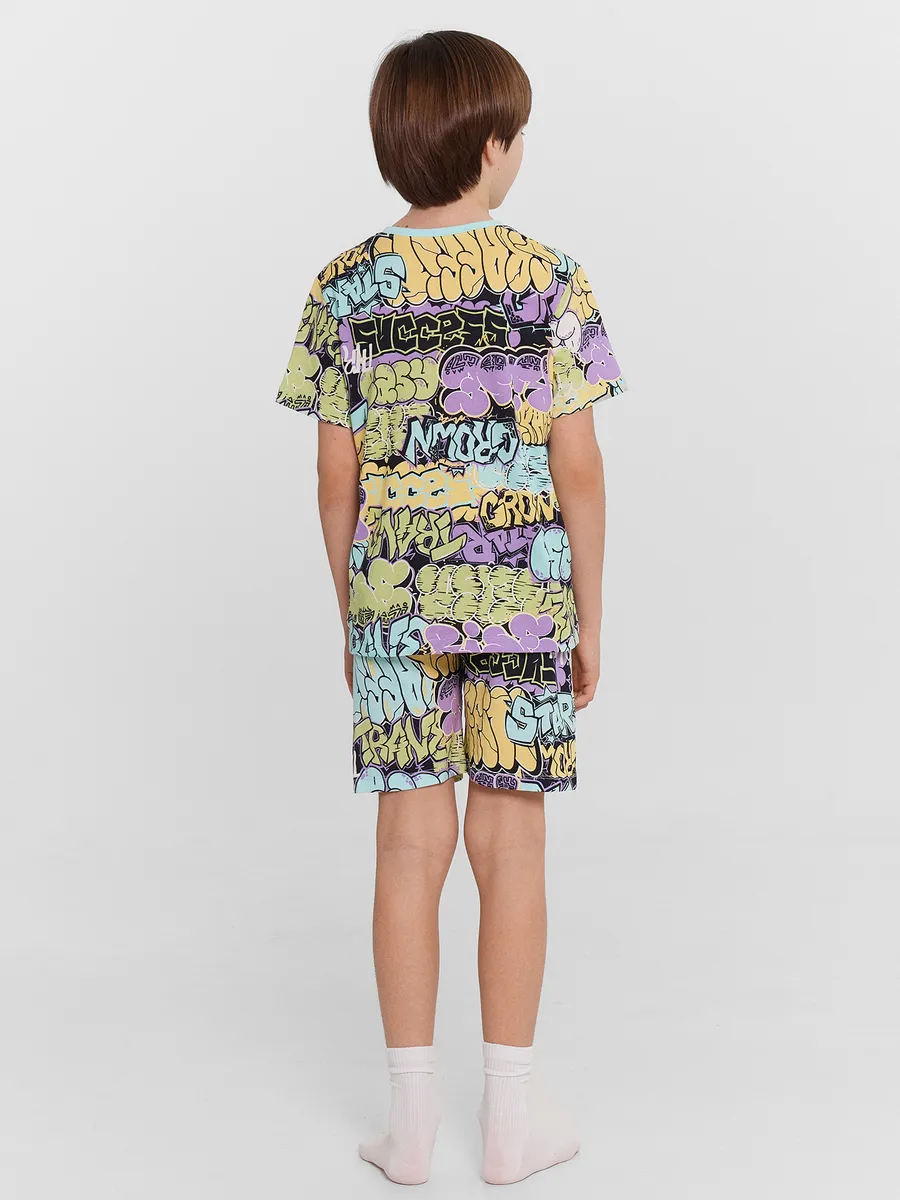 Пижама Mark Formelle (Марк Формэль) 563318/цветные граффити - фото 3
