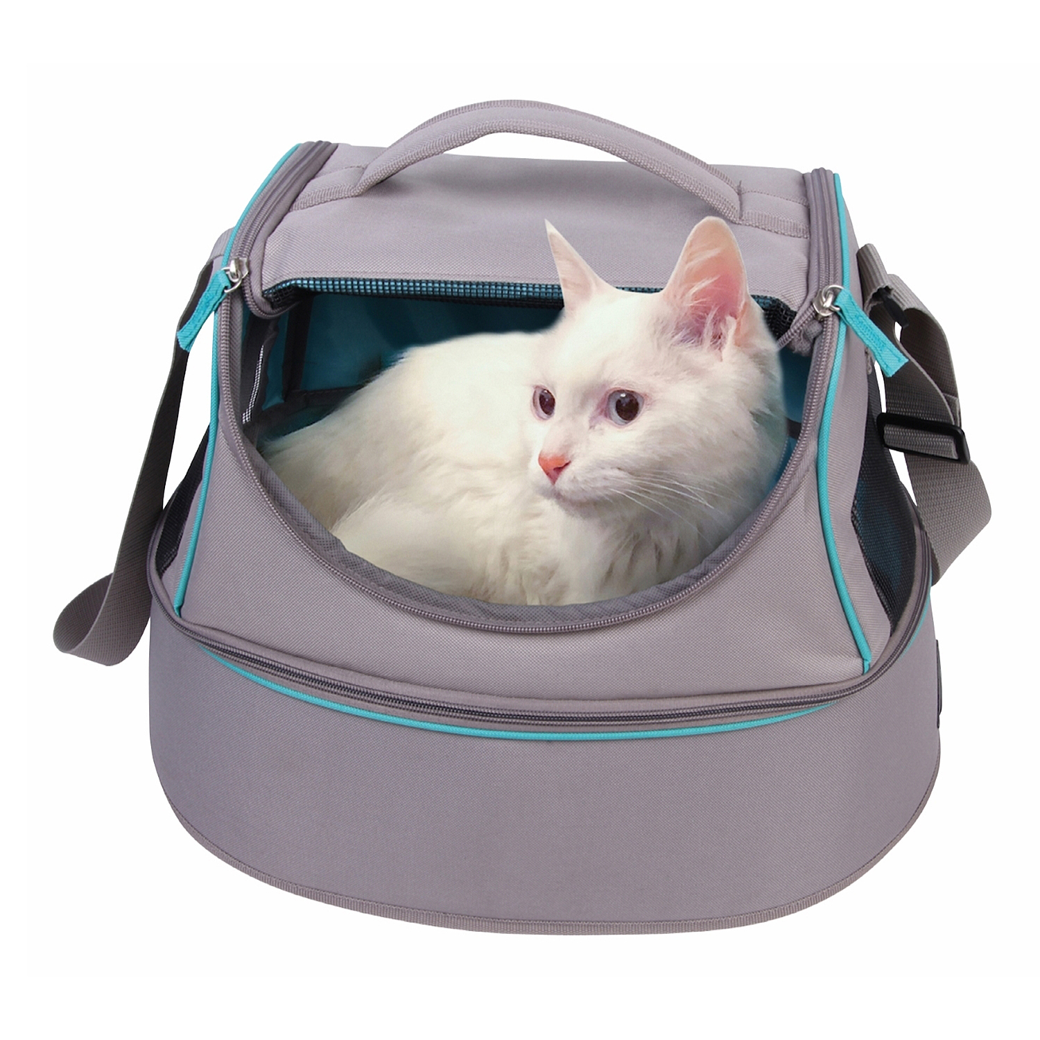 Переноска-трансформер Nobby Happy cat 3в1 Cерая - фото 5
