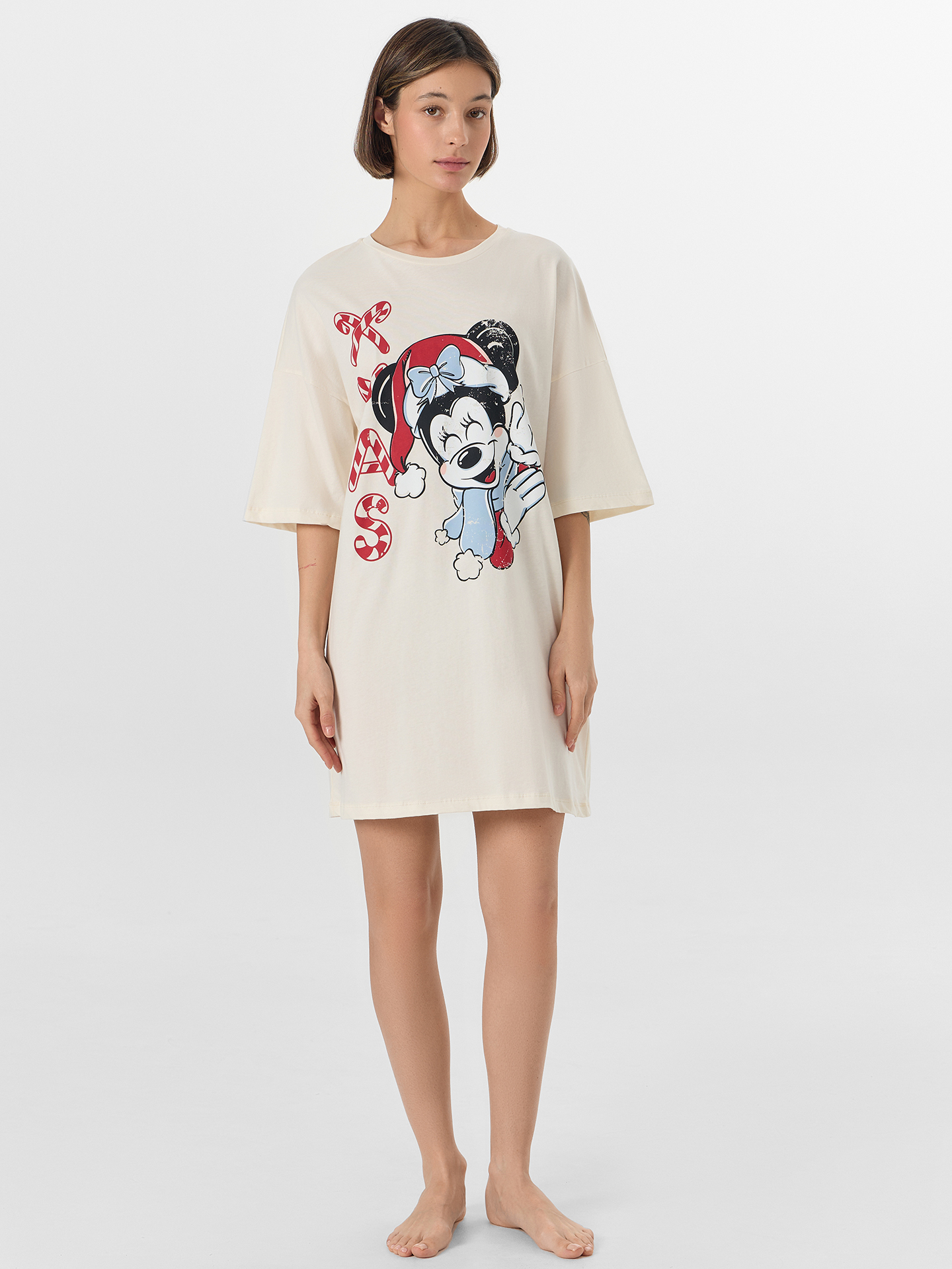 Сорочка ночная Mark Formelle (Марк Формэль) 512079/молочный +печать3 - фото 1