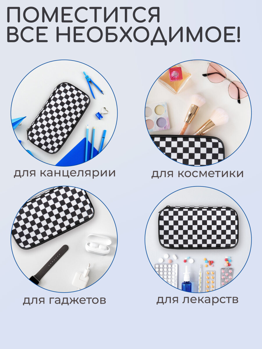 Пенал Brauberg большой на молнии органайзер - фото 6