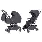 Коляска 2в1 Carrello Magia CRL-6555 серый