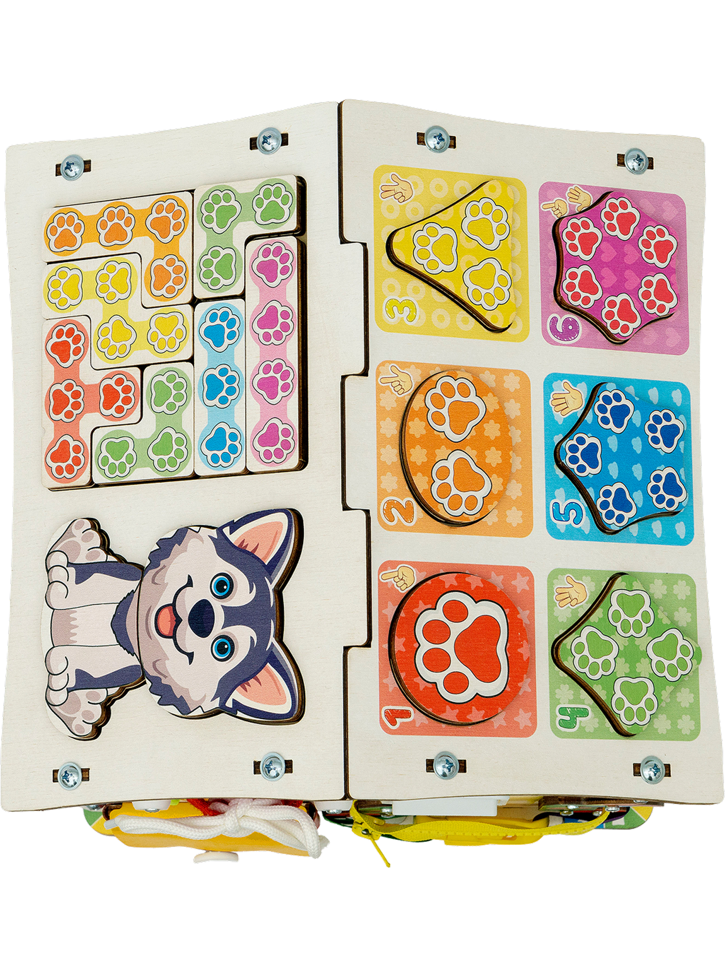 Игрушка Evotoys бизиборд Лапки - фото 32