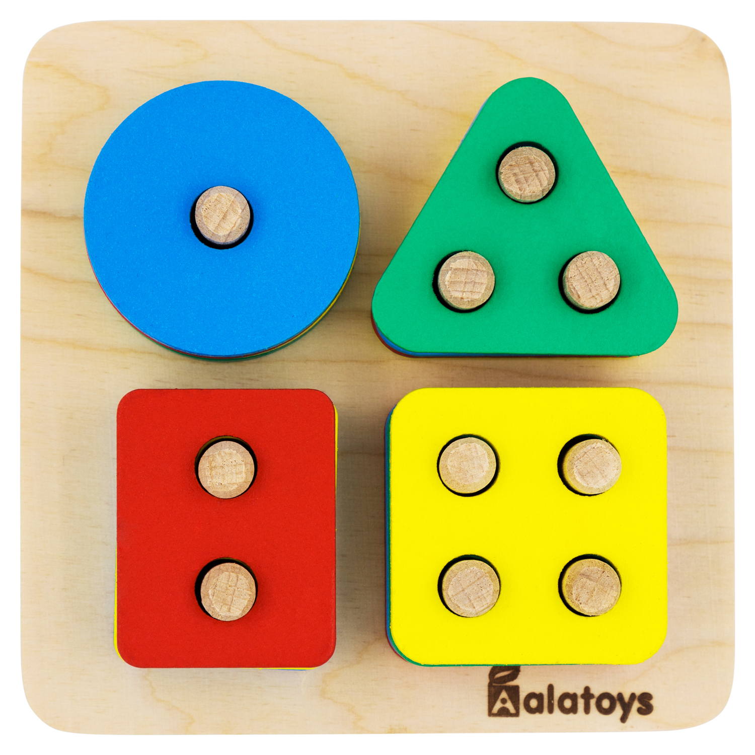 Игрушка Alatoys сортер Геометрические фигуры - фото 16