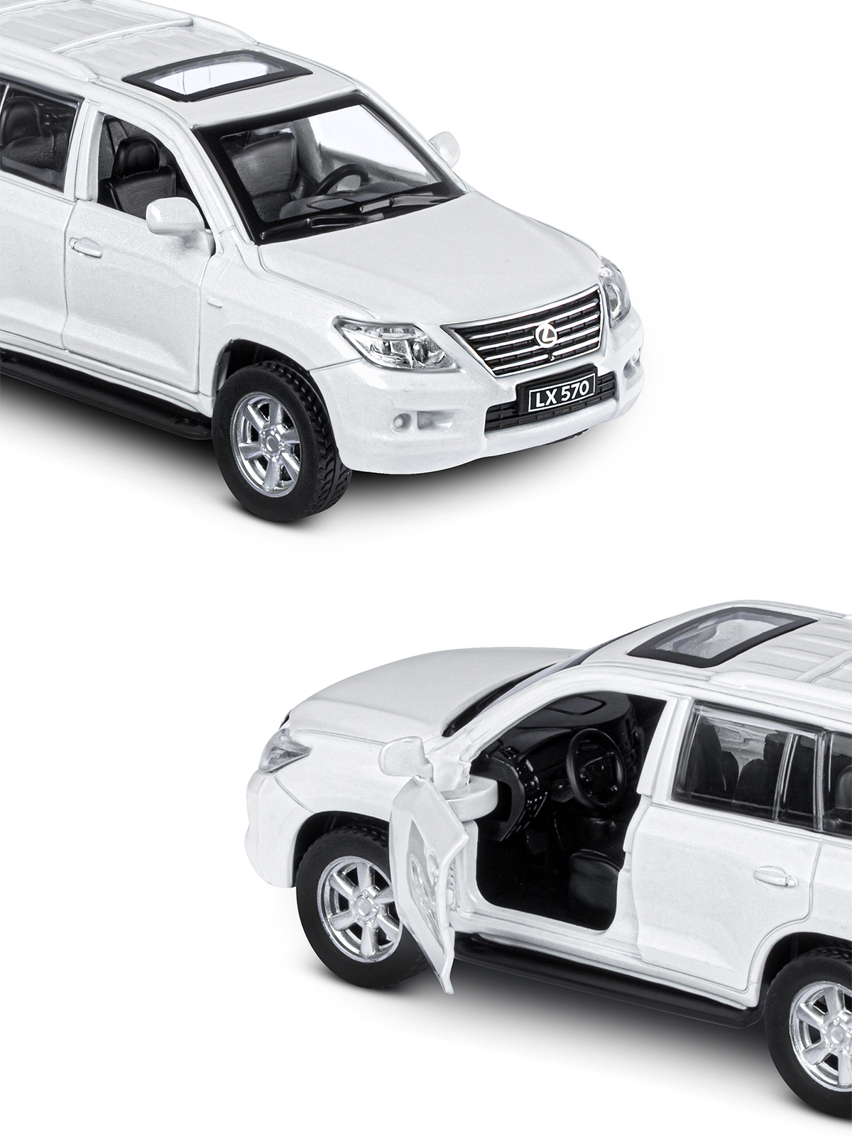 Внедорожник АВТОпанорама Lexus LX570 1:43 JB1251262 - фото 12