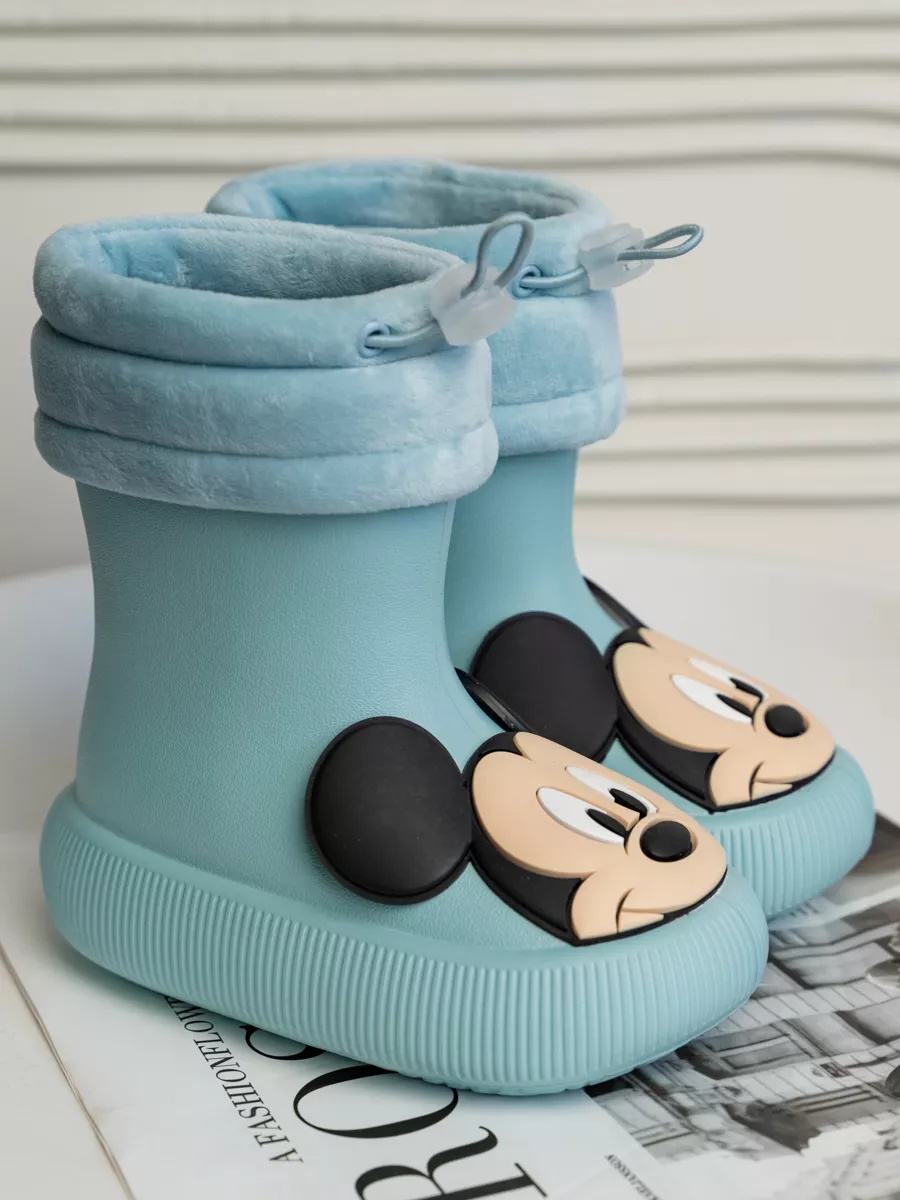 Резиновые сапоги ТопТошкин 014-микки-голуб - фото 2