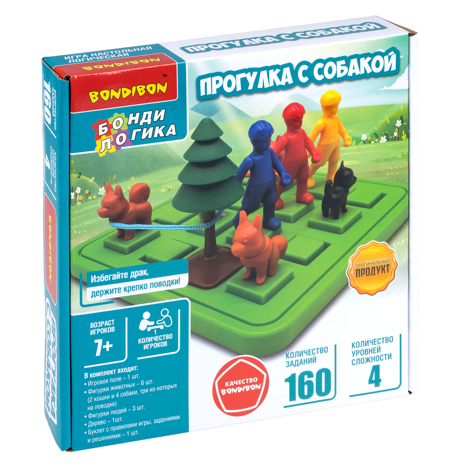 Настольная игра Bondibon логическая ПРОГУЛКА С СОБАКОЙ - фото 3