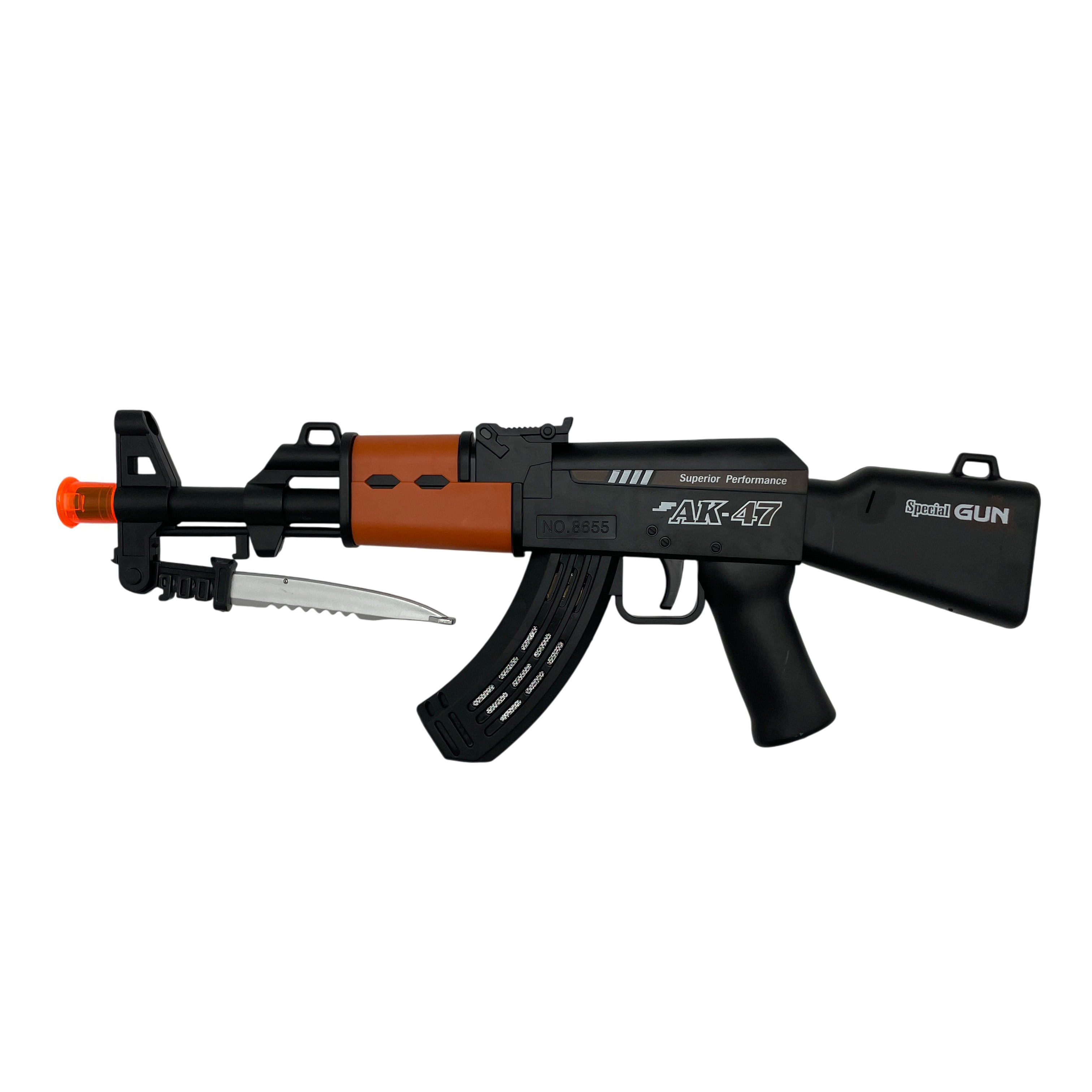 Автомат Zhorya АК47 со светом и звуком - фото 5