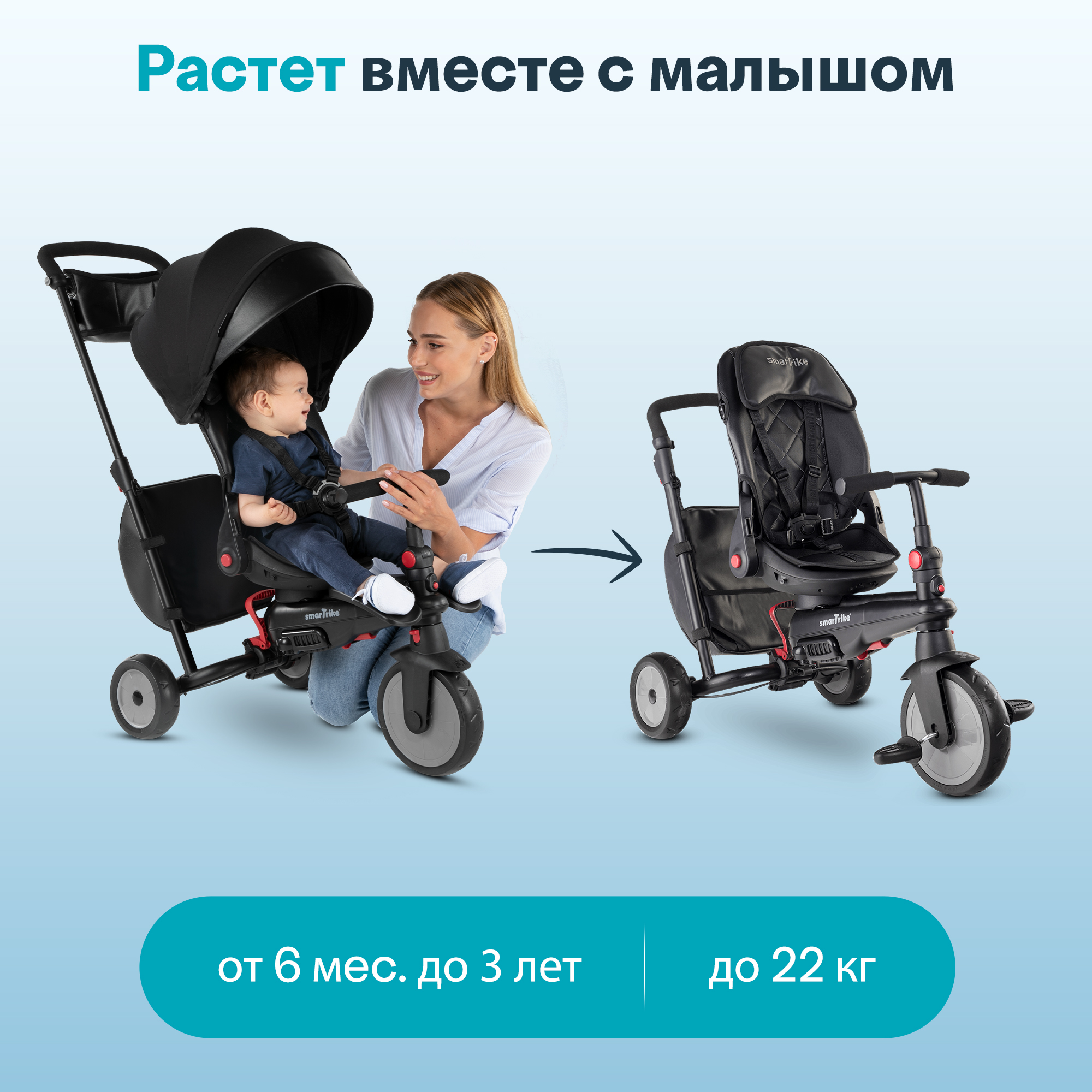Трехколесный велосипед SmarTrike - фото 12