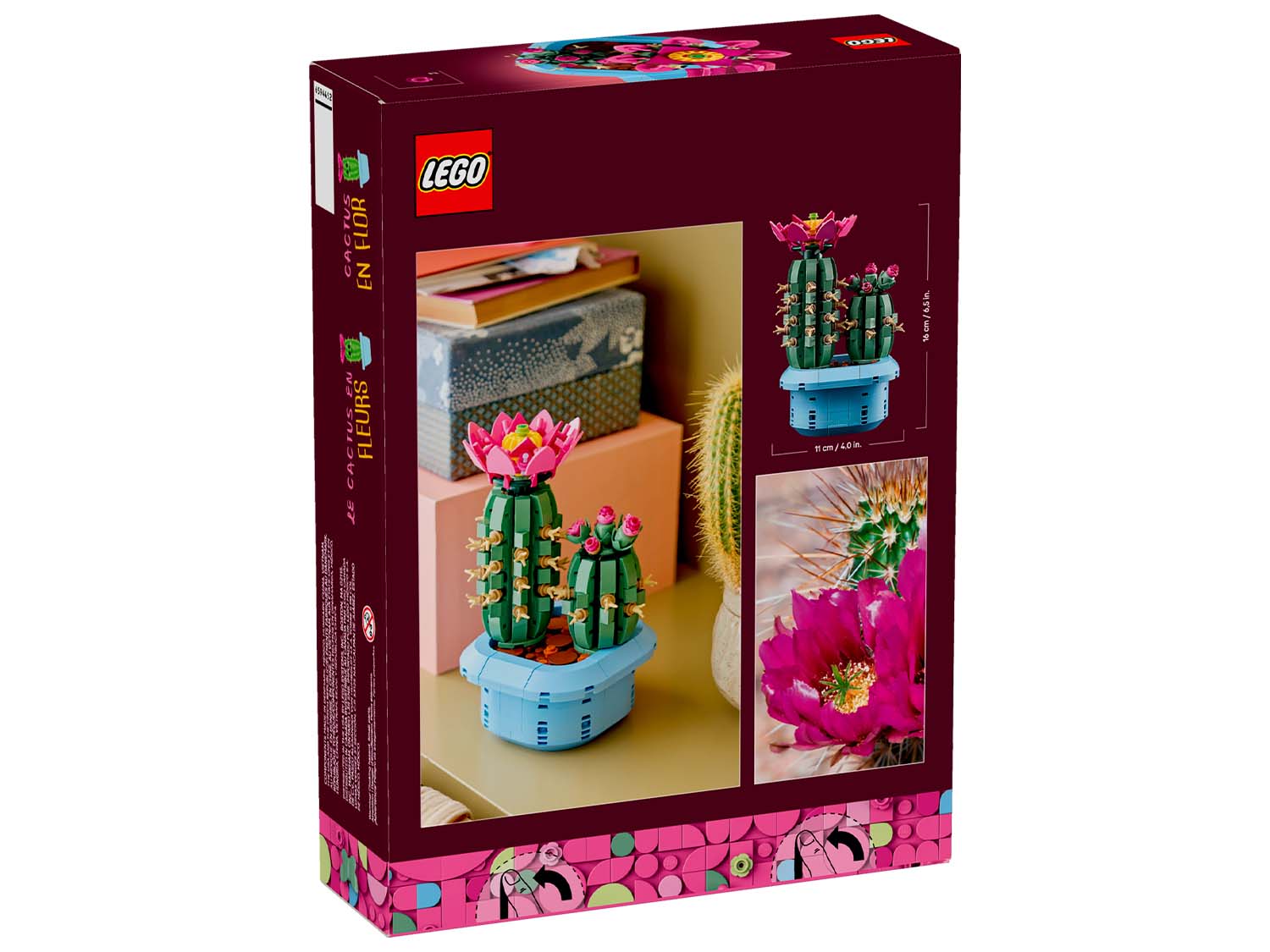 Конструктор LEGO Botanicals Цветущий кактус 482 дет. - фото 6