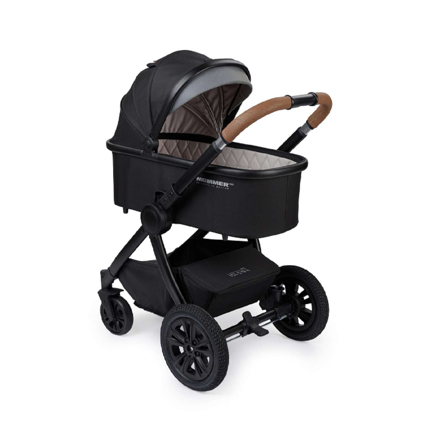 Коляска 2в1 Happy Baby Mommer Pro Black черный - фото 14