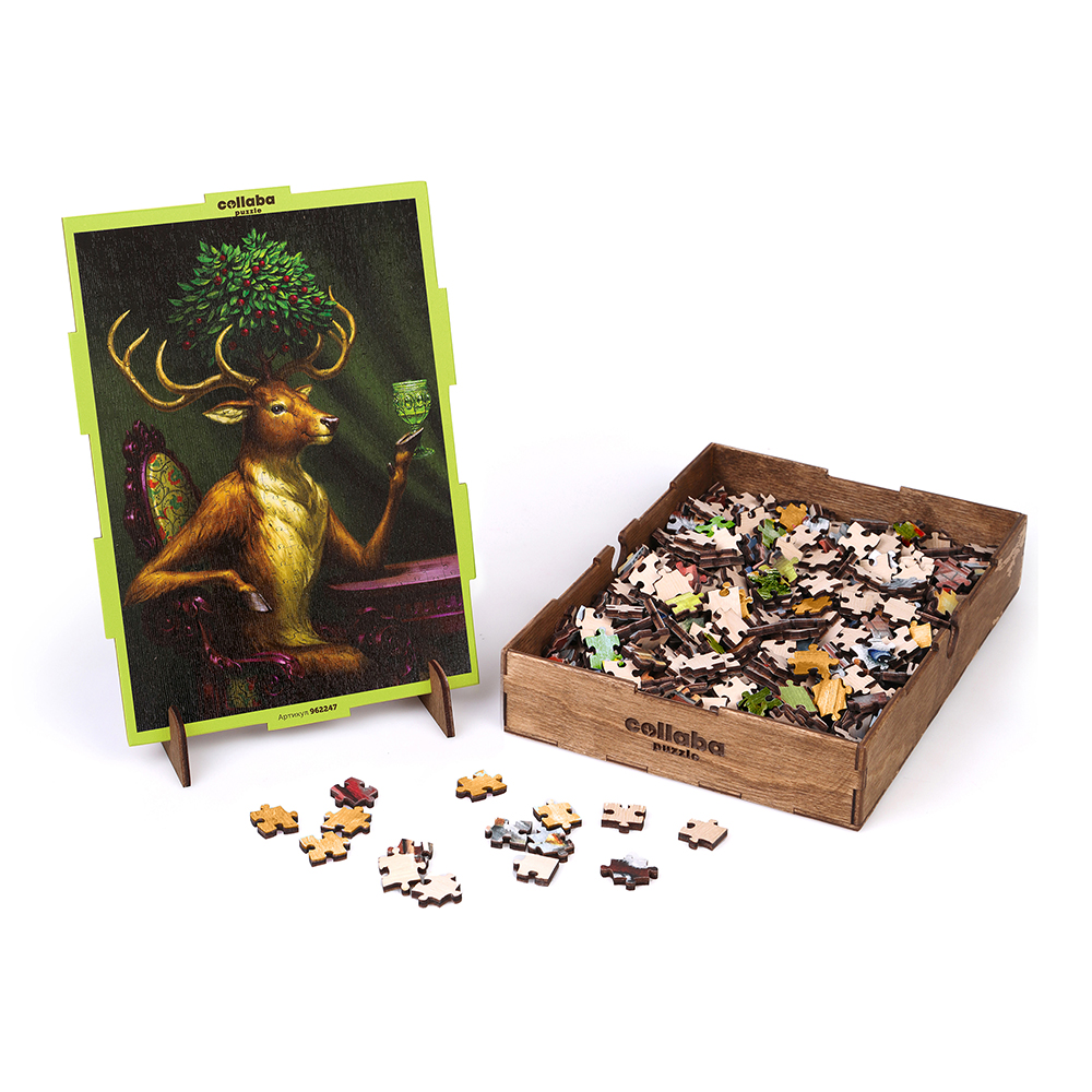 Пазл Collaba puzzle деревянный - фото 8