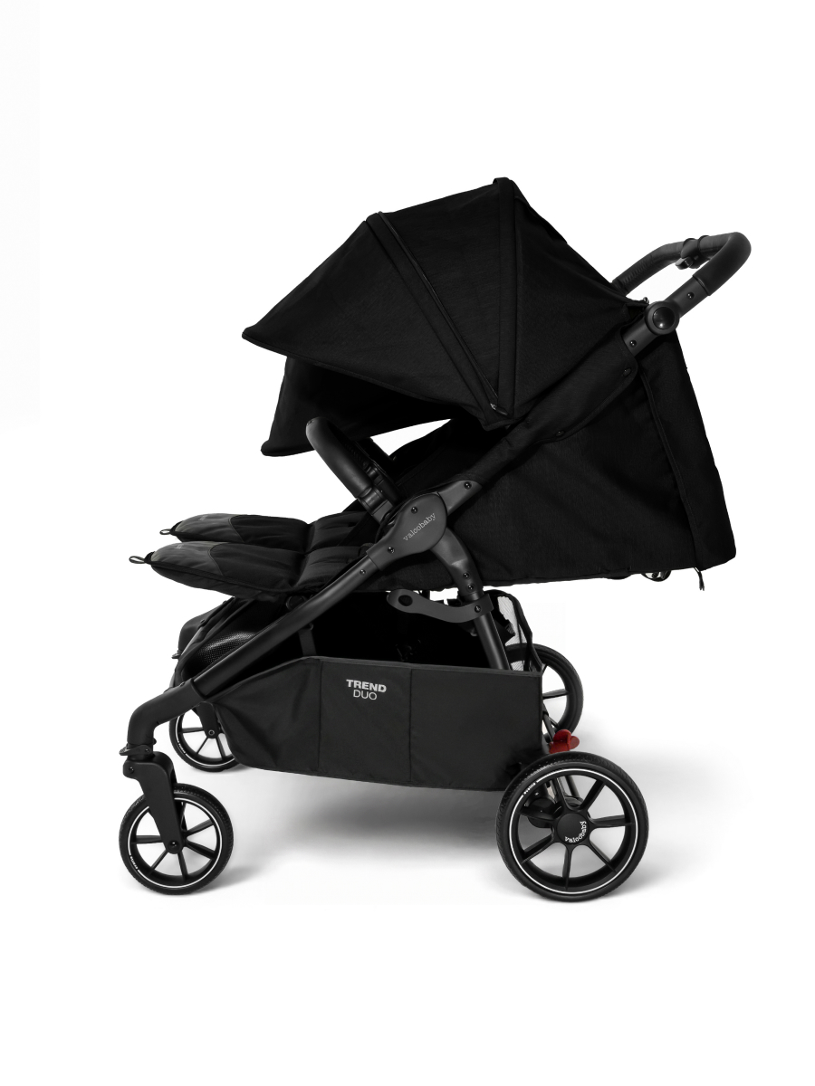Коляска прогулочная для двойни Valco baby Duo Trend серия 2 черный - фото 5