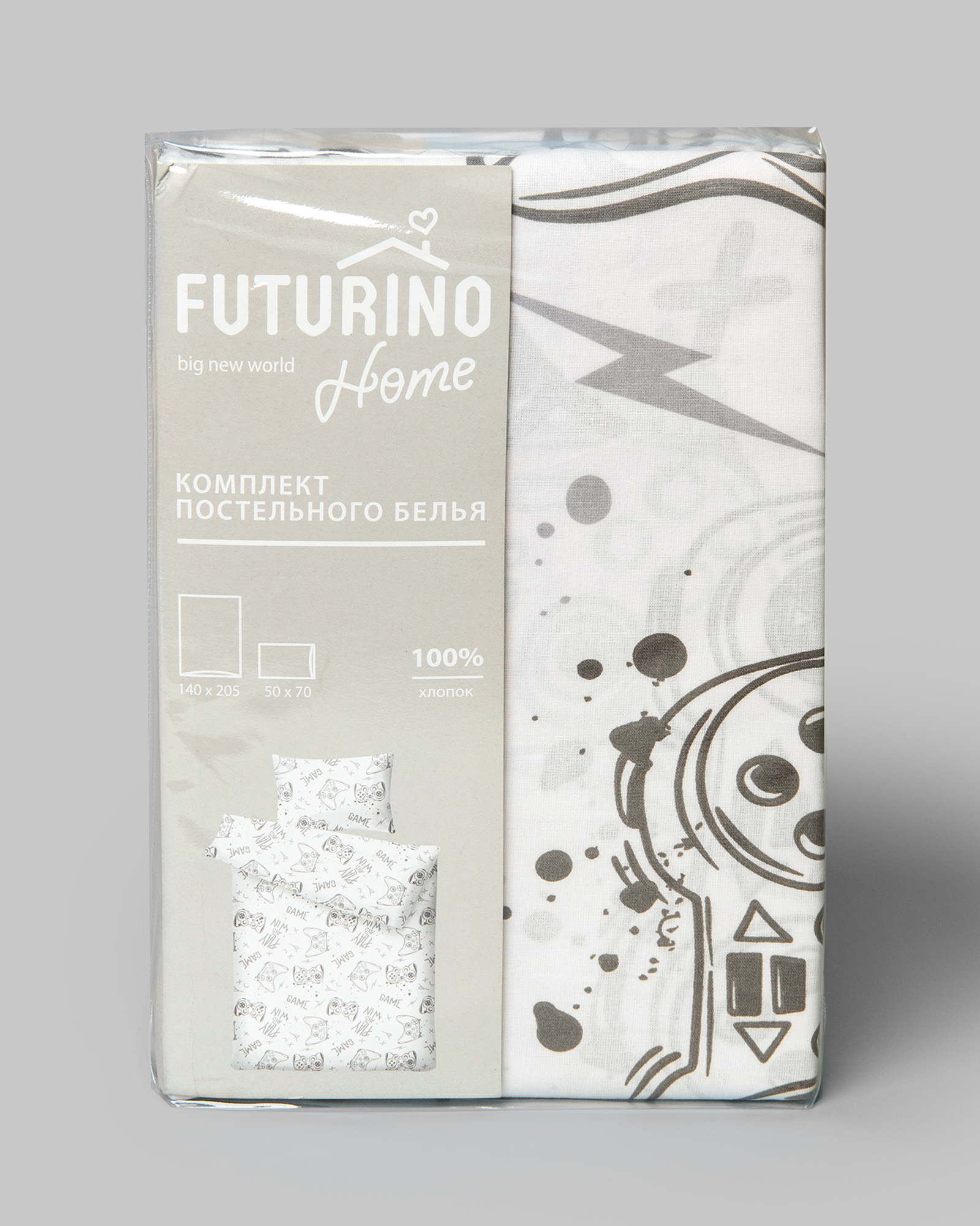 Комплект постельного белья FUTURINO Home Геймер 2 предмета 309200 - фото 6