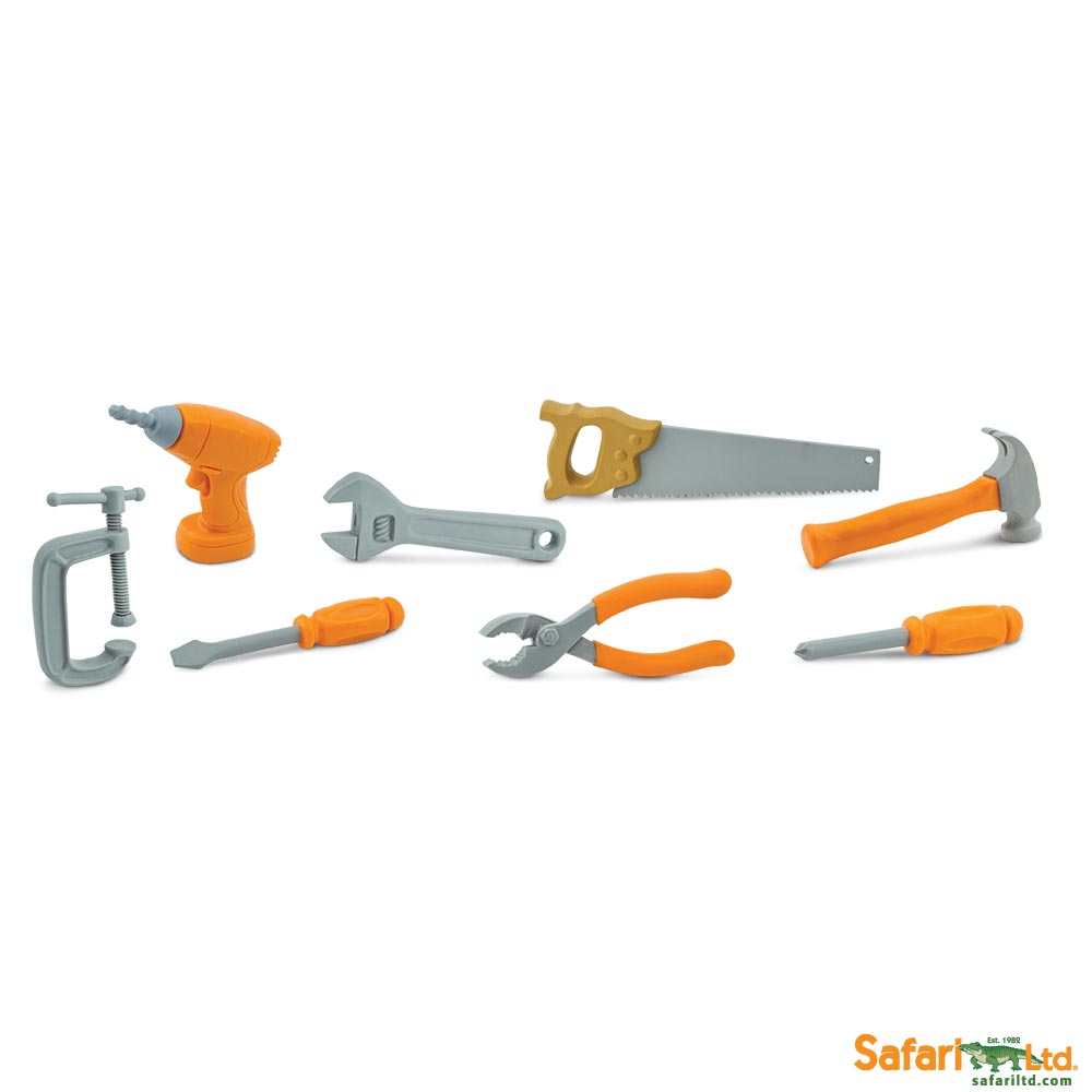 Игровой набор Safari Ltd. Фигурки в тубе Инструменты - фото 1