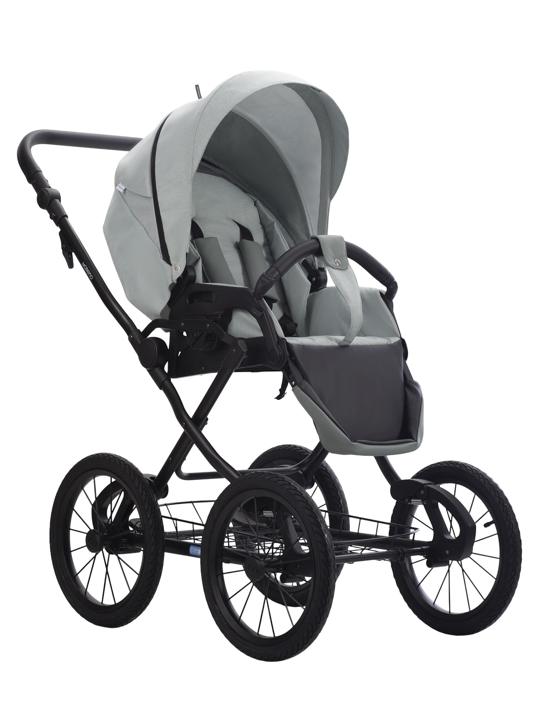 Коляска 2в1 Aroteam Moreno SL New 01 шалфей - фото 3