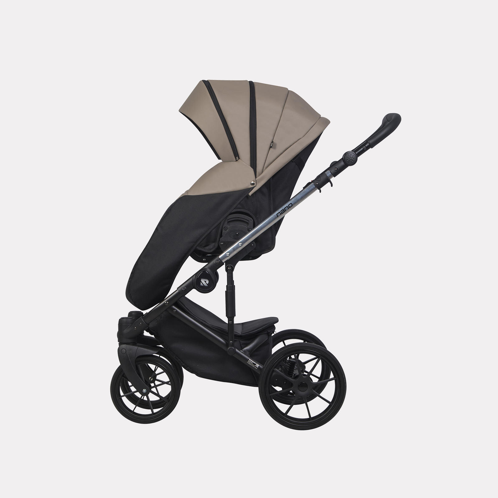 Коляска 2в1 Riko Nano Thermo Ecco коричневый - фото 12